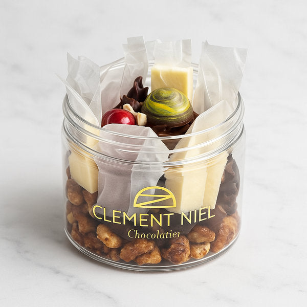 Discovery Jars Big Opened Clement Niel Chocolatier Bangkok Gift Handmade Artisan Near Me Best Chocolate in Bangkok Thailand Artisanal Gourmet Treats