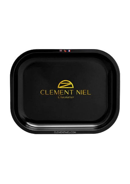 Metal Tray Clement Niel Black Gift Handmade Artisan Near Me Best Chocolate in Bangkok Thailand Artisanal Gourmet Treats