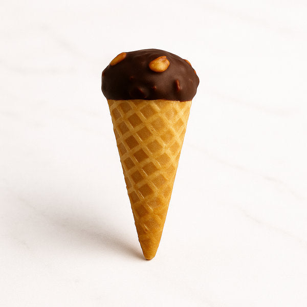 Mini Chocolate Cone Peanuts Clement Niel Chocolatier Bangkok Gift Handmade Artisan Near Me Best Chocolate in Bangkok Thailand Artisanal Gourmet Treats