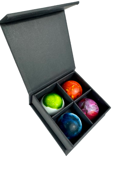 Chocolates Molded Bonbons Box 4 Pieces Clement Niel - Chocolatier