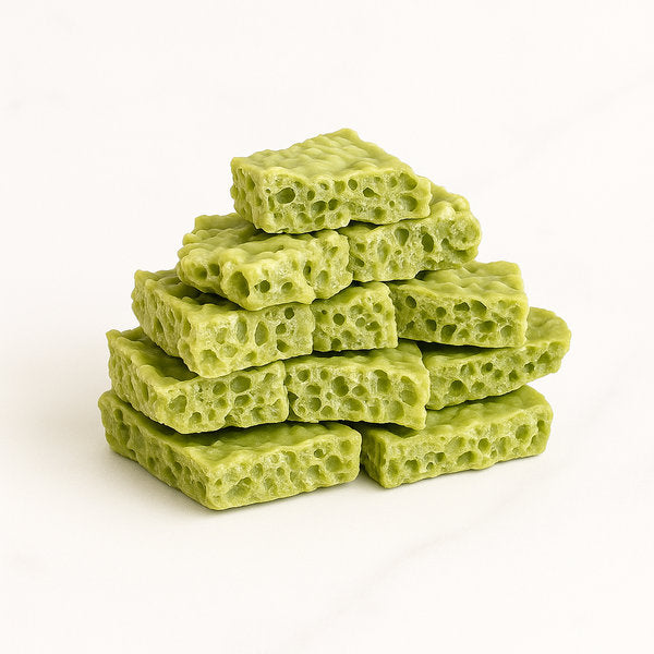 Chocolate Slabs Matcha Rice Puffed White Chocolate Clement Niel Chocolatier Bangkok Gift Handmade Artisan Near Me Best Chocolate in Bangkok Thailand Artisanal Gourmet Treats