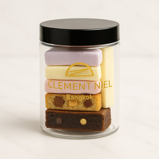 Mini Snack Bars Mix Jar Clement Niel - Chocolatier